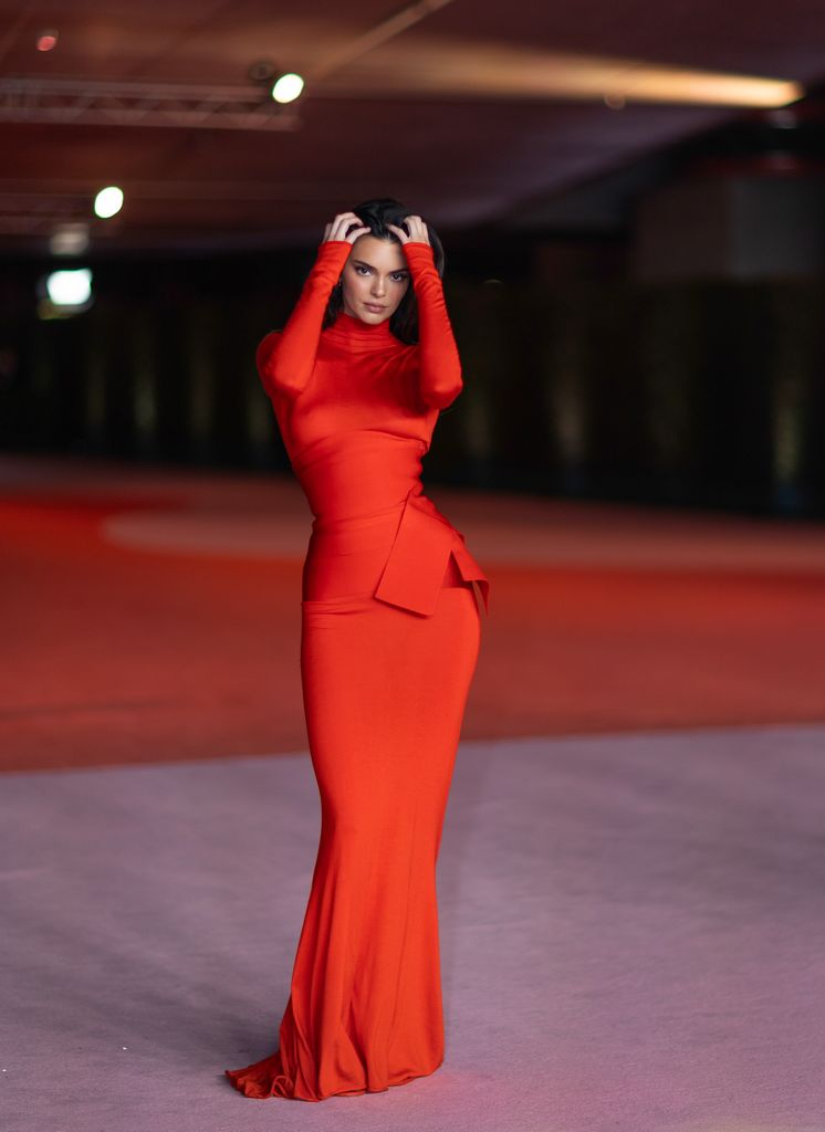 Kendall Jenner vestido rojo