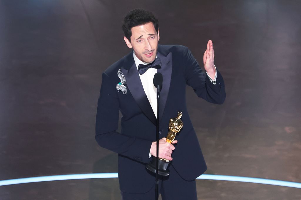 Adrien Brody en los Oscar