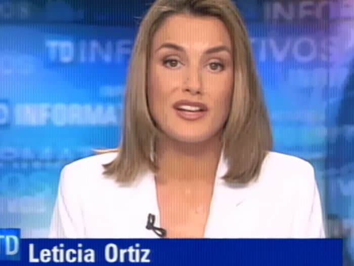 Doña Letizia presentando Informe Semanal 