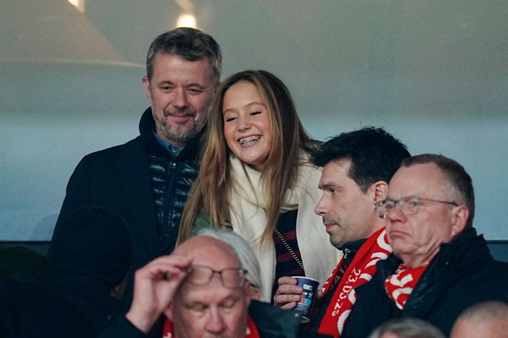 Federico de Dinamarca con su hija Josephine de Dinamarca 