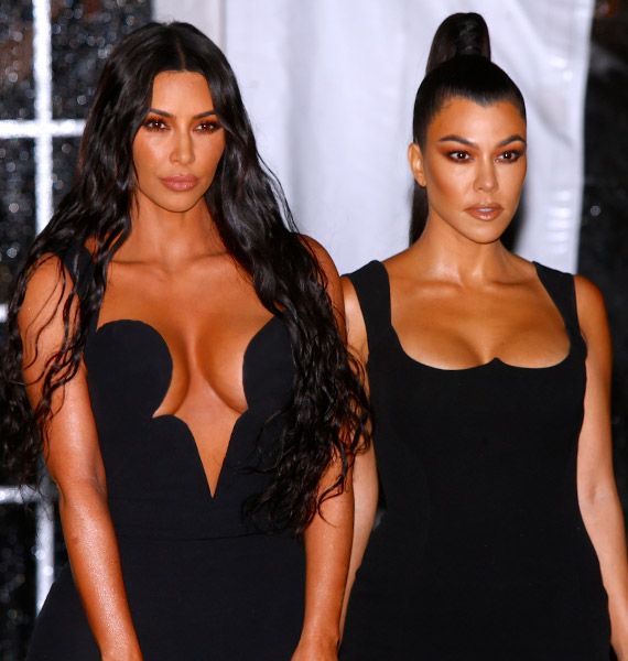 Kim Kardashian y Kourtney filtro bebe