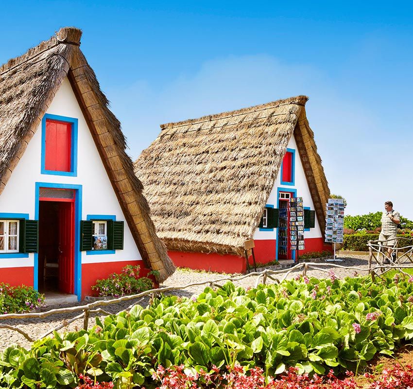 Casa tradicionales de Santana, Madeira