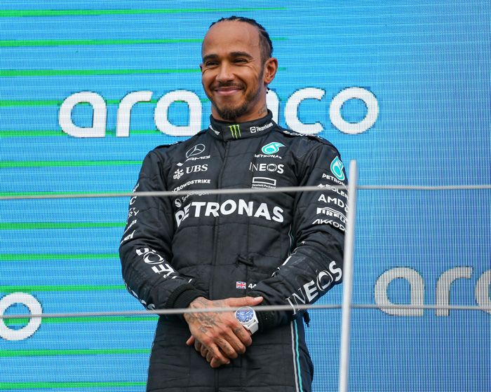 Lewis Hamilton en Silverstone