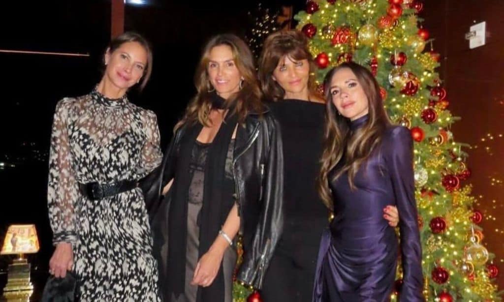 Victoria Beckham,Helena Christensen, Cindy Crawford y Christy Turlington