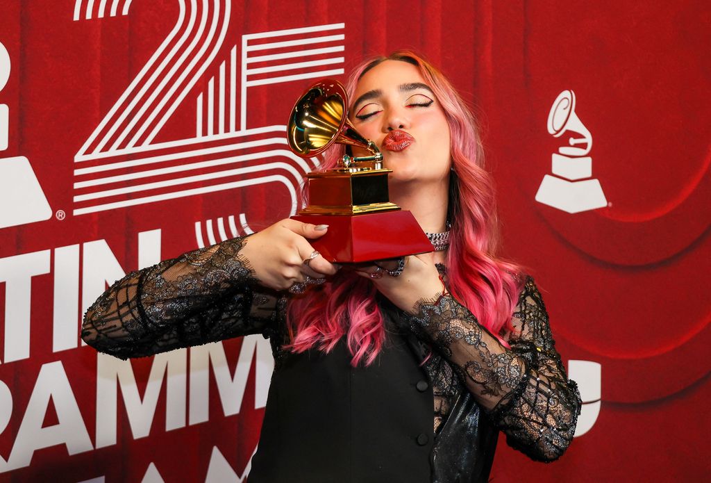 Ela Taubert en la 25 edición de los Premios Grammy Latinos. 14 de noviembre de 2024. Miami