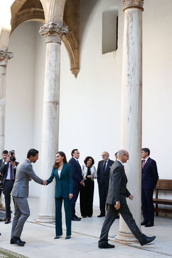 Doña Letizia en la universidad de Granada