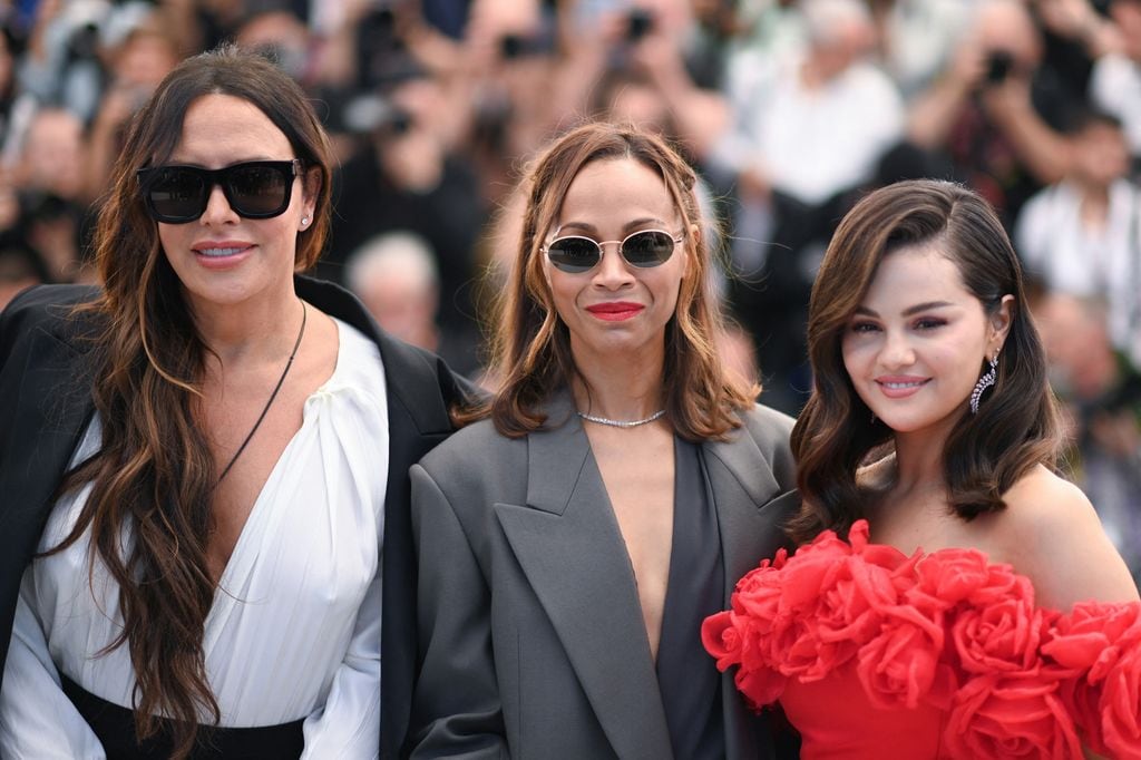 Zoe Saldaña, Karla Sofia Gascon y Selena Gomez