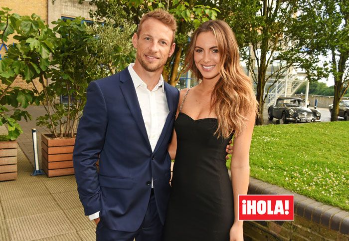 Jenson Button y Brittny Ward