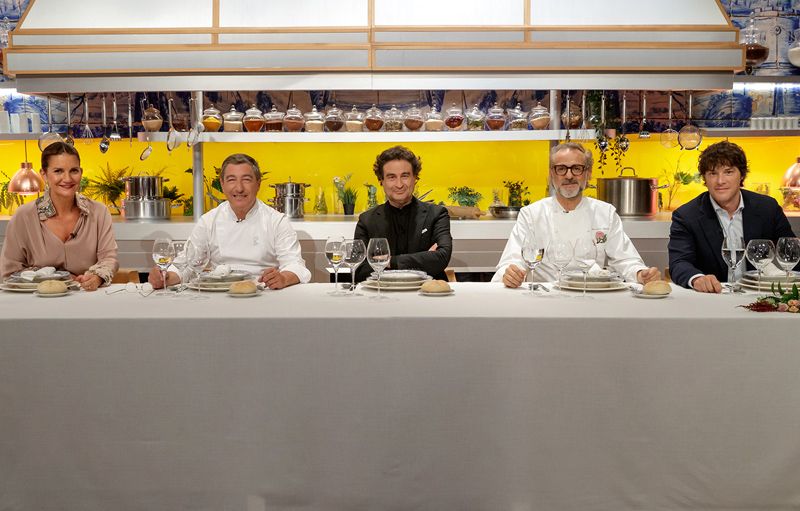 Jurado de MasterChef con Joan Roca y Massimo Bottura