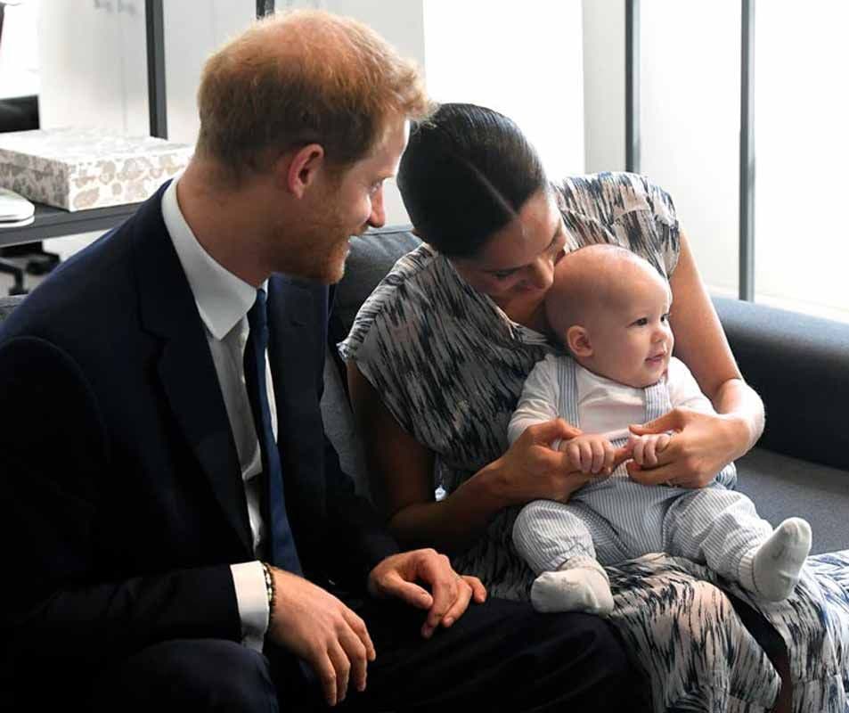 Meghan Markle, príncipe Harry y Archie