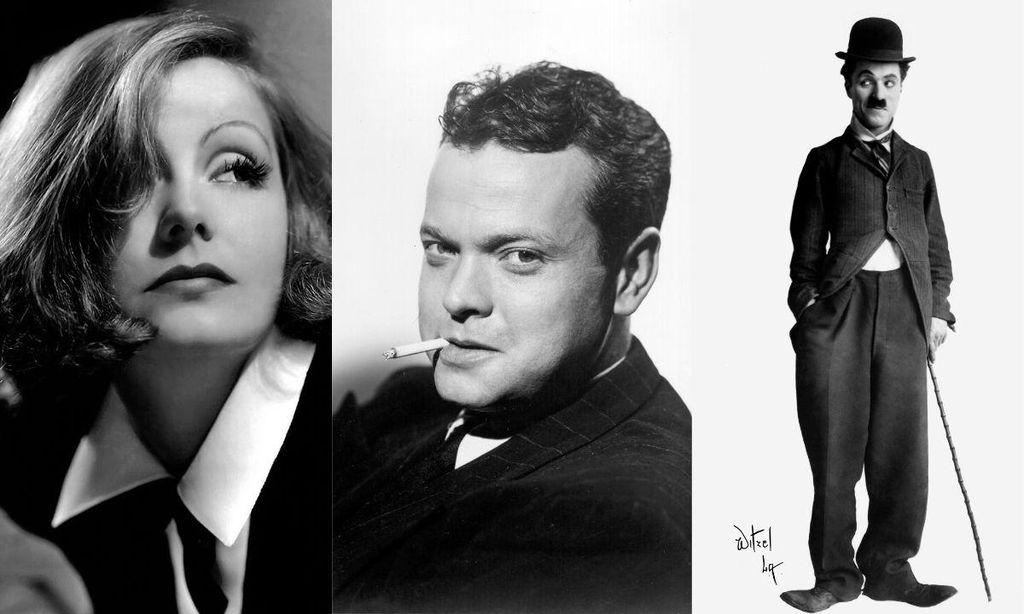 greta garbo orson welles chaplin