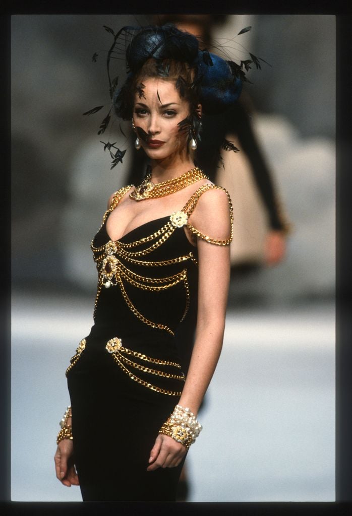 Christy Turlington en el desfile de Chanel primavera/verano 1992.