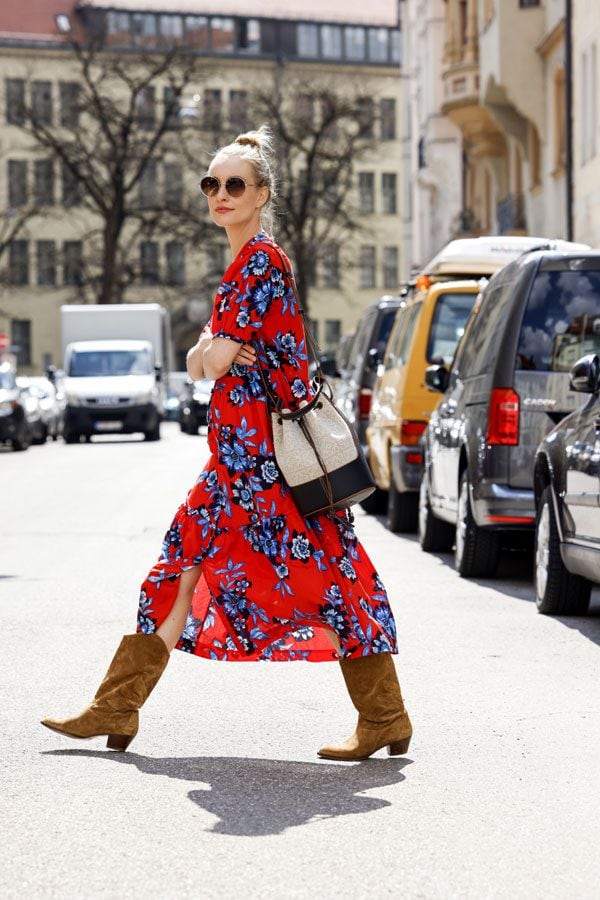 vestido flores look