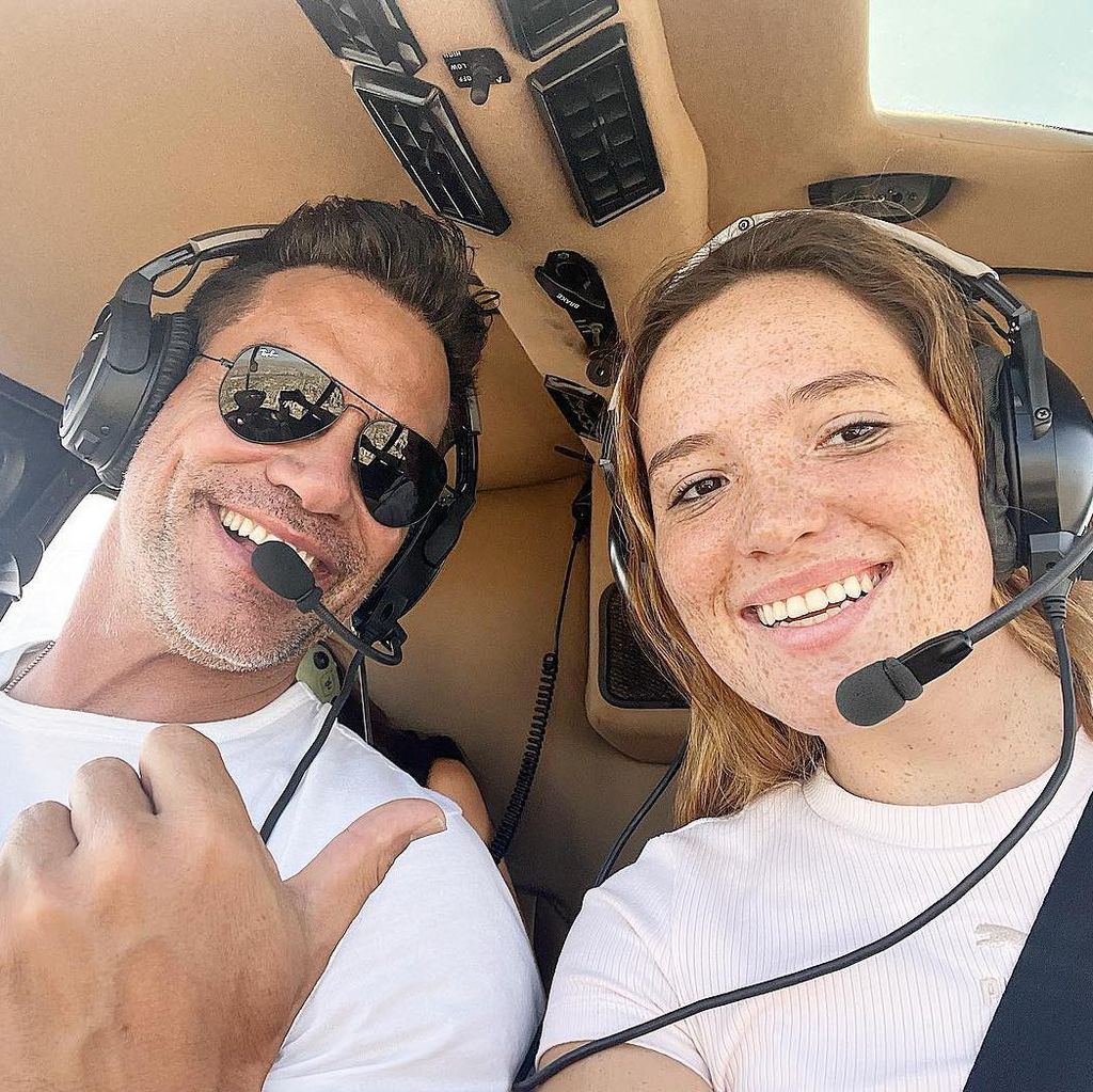 Cristián de la Fuente y su hija Laura