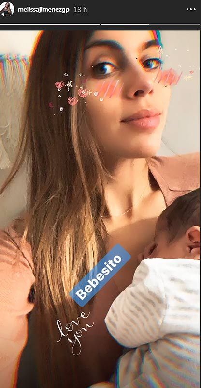 Melissa Jiménez disfruta del momento más dulce con su 'bebesito'... y también de un merecido descanso