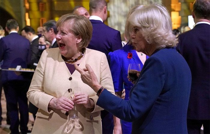 Angela Merkel y Camilla de Cornualles