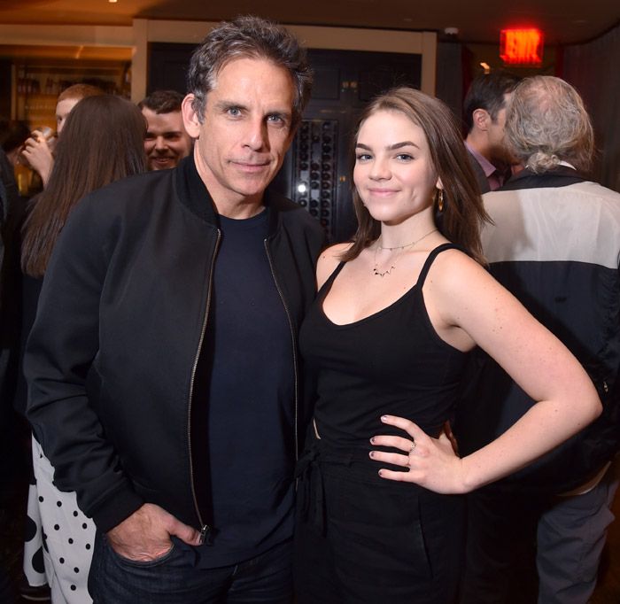 Ben Stiller con su hija Ella