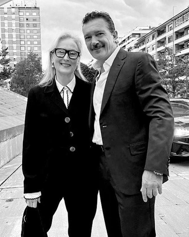 Meryl Streep y Antonio Banderas en Oviedo