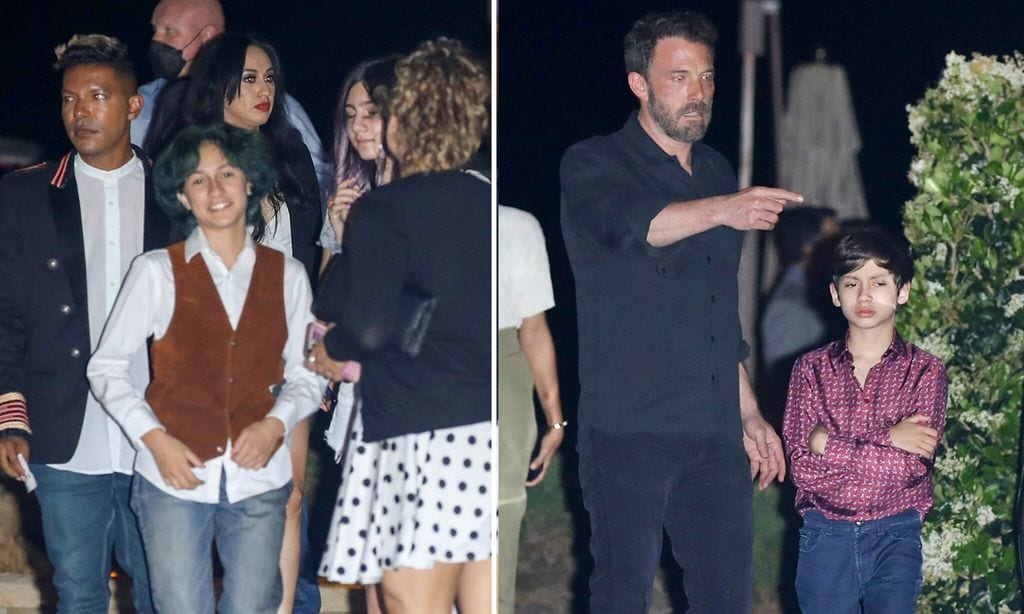 ben affleck con jennifer lopez y sus hijos