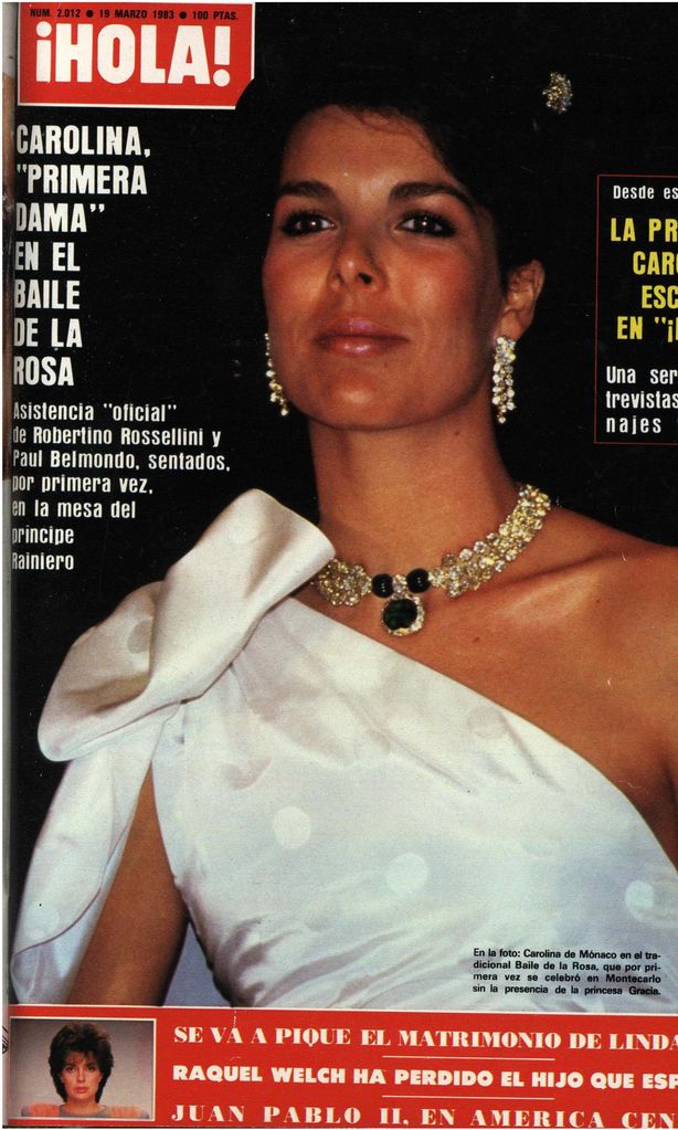 Carolina de Mónaco portada de ¡HOLA! marzo 1983