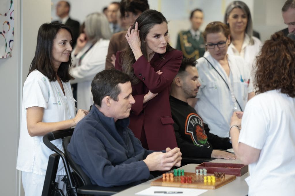  Los reyes Felipe y Letizia en el hospital de Paraplégicos de Toledo 