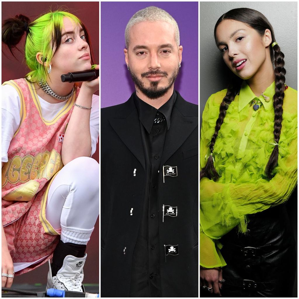 Billie Eilish, J Balvin, Olivia Rodrigo