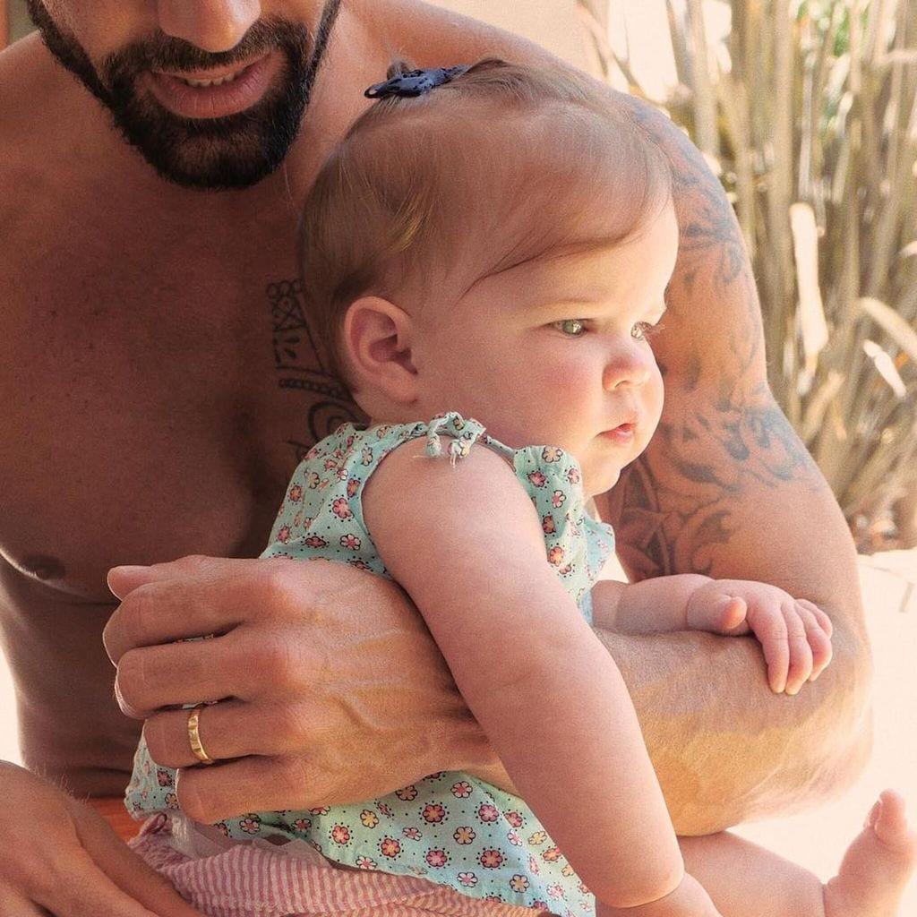 ricky martin daughter lucia first photo