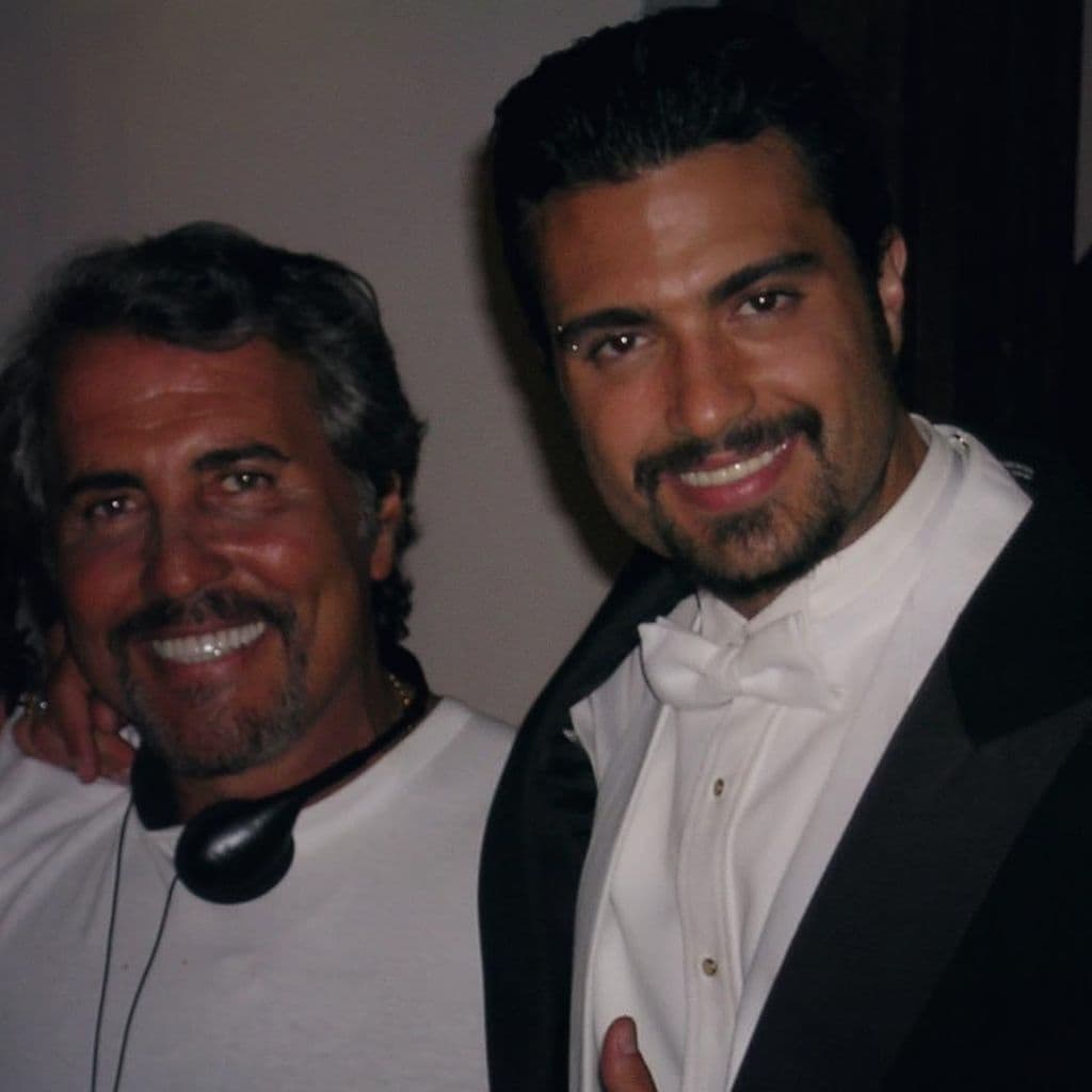 Jaime Camil con su papá