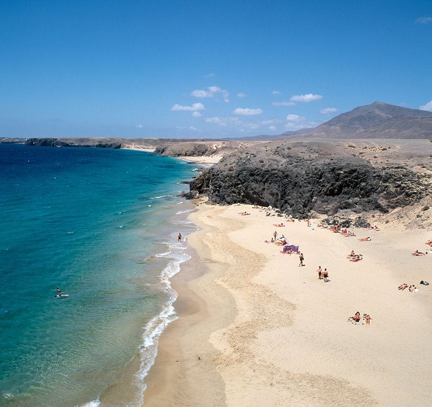 Playa Papagayo, Lanzarote, Canarias