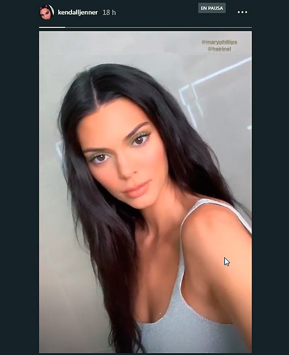 kendall jenner pelo largo 1a