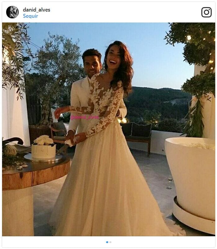 Dani Alves y Joana Sanz se han casado por sorpresa en Formentera