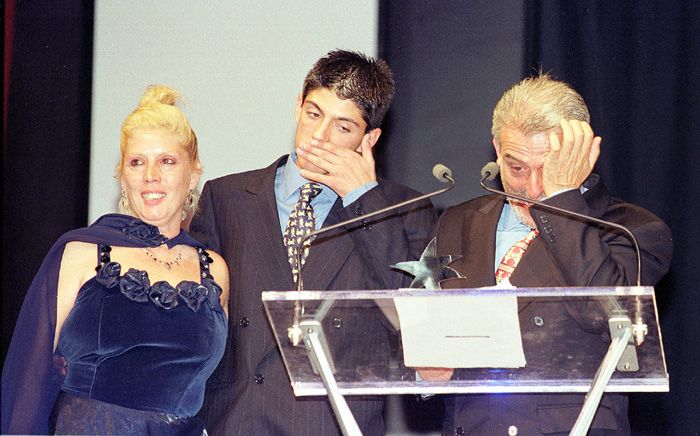 María Jiménez con Pepe Sancho y su hijo Alejandro