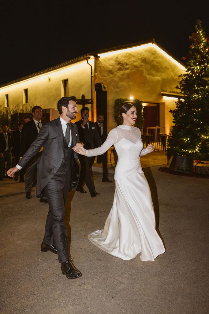 Vestido de novia de Cristina Calatrava creado por Álex Vidal