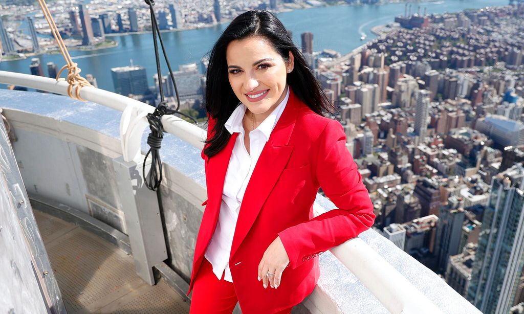 Maite Perroni Visits the Empire State Building