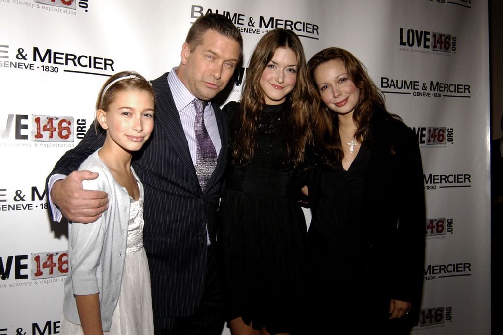 Stephen Baldwin con su familia, en 2008