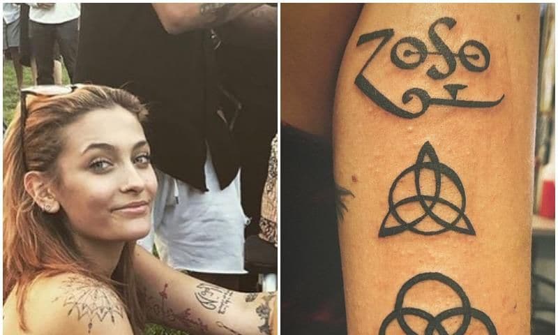 paris jackson tatuaje led zeppelin 08 a