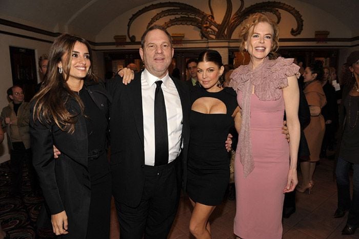 Penélope Cruz, Harvey Weinstein, Fergie y Nicole Kidman 