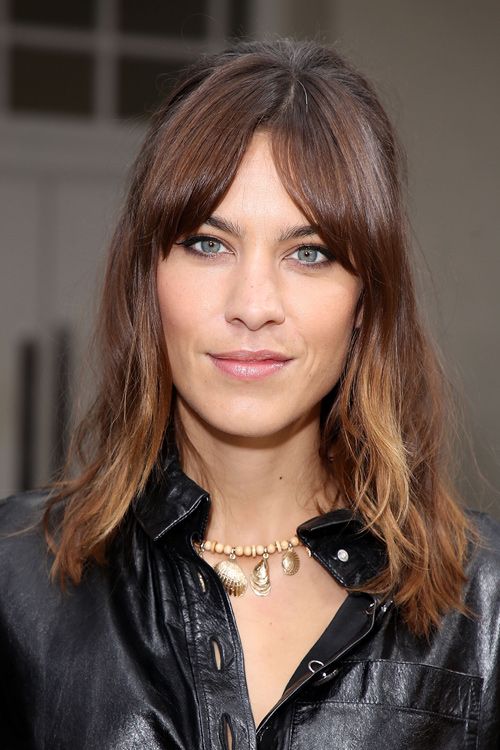 el flequillo de Alexa Chung