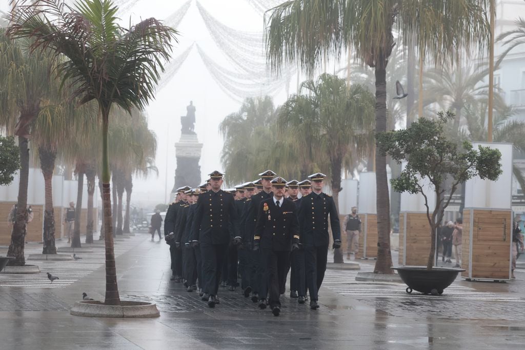 LA PRINCESA LEONOR VISITA EL AYUNTAMIENTO DE CADIZ A 24 HORAS DE PARTIR CON EL BUQUE JUAN SEBASTIAN ELCANO