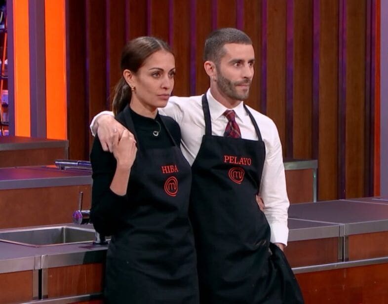 Hiba Abouk y Pelyo Díaz en MasterChef celebrity 9