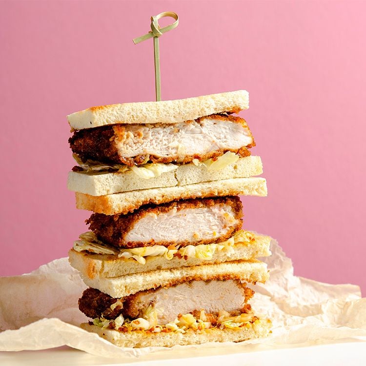 'Katsu sando' de 3 pisos