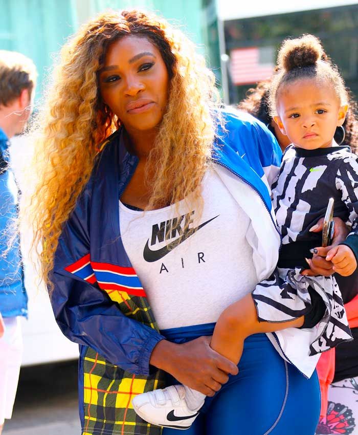 Serena Williams y su hija Alexis Olympia