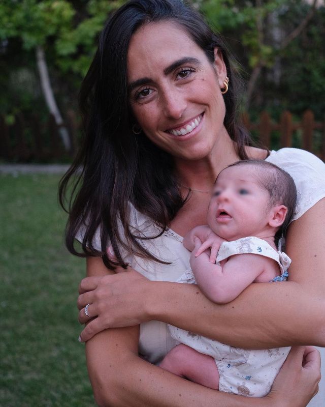 Paloma de la Hoz y su hija Manuela