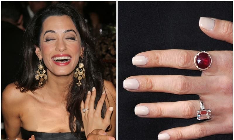 amal clooney george clooney anillo compromiso 08 a
