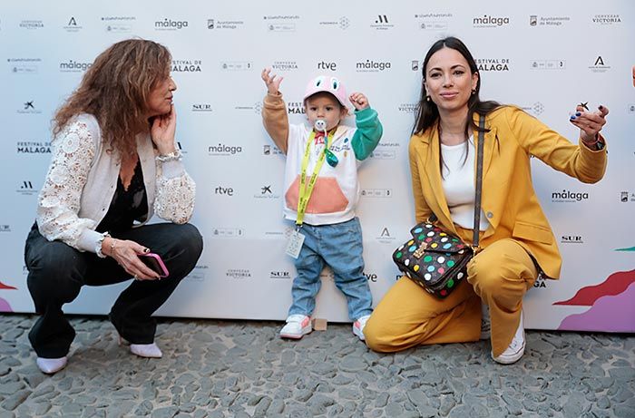 La nieta de Carlos Saura hizo reír con su espontaneidad y su gracia a los asistentes al Festival de Málaga