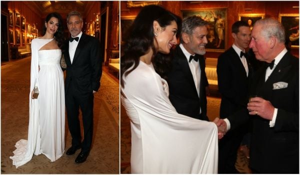 Ama Clooney con vestido de Jean-Louis Scherrer by Stephane Rolland