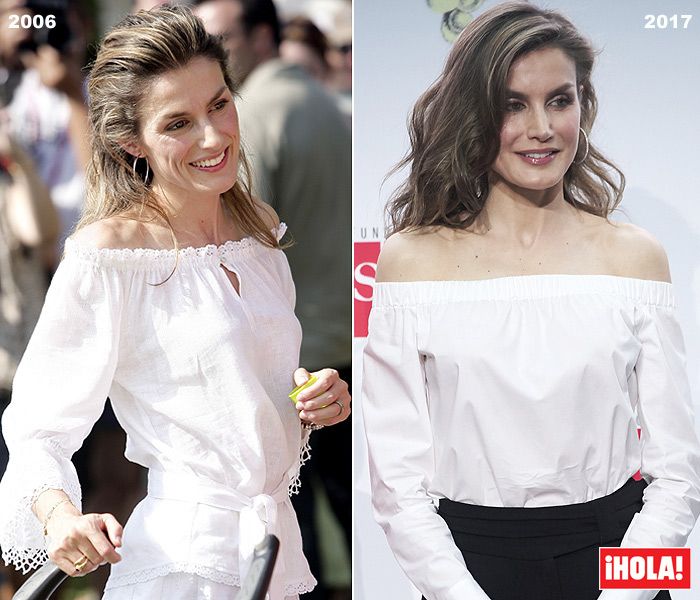 Reina Letizia repite estilo