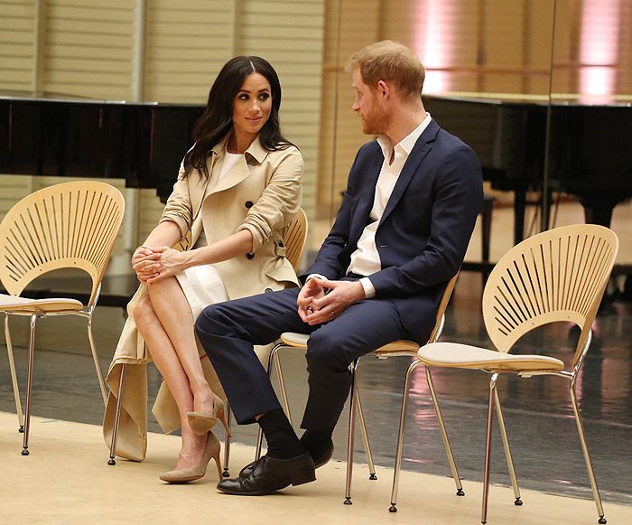 Meghan Markle y el príncipe Harry 