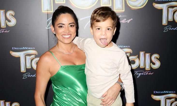 Pamela Silva y su hijo, Ford Liam