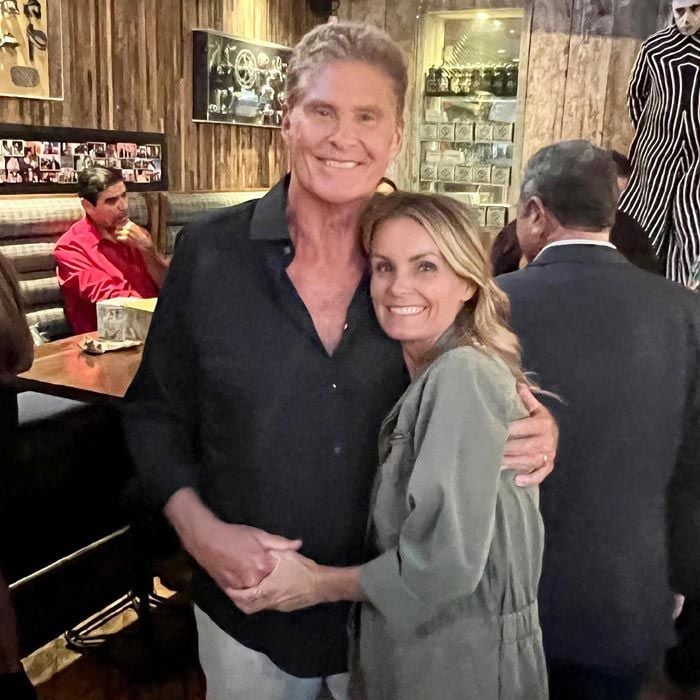 David Hasselhoff y Kelly Packard